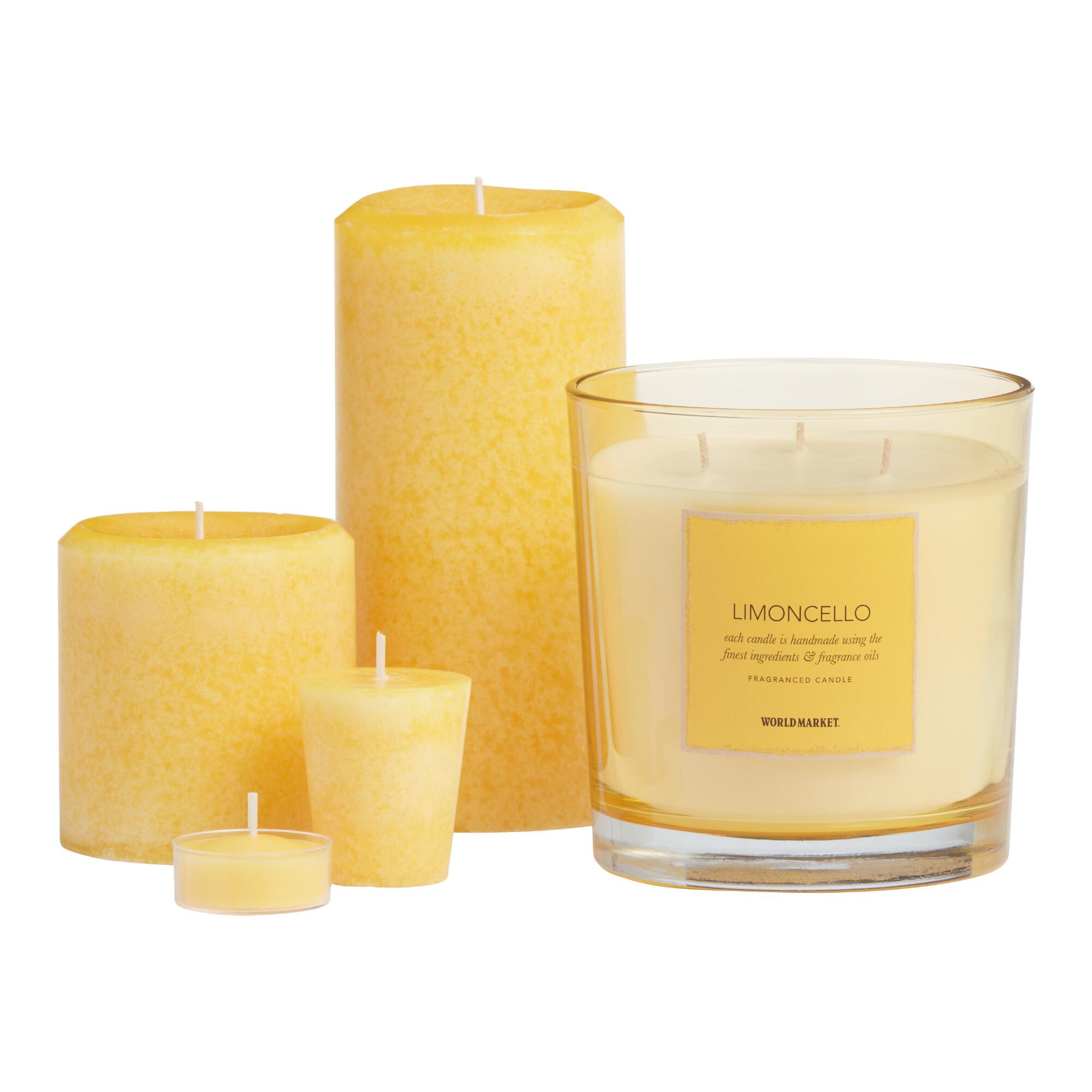 Limoncello Scented Candle Collection by World Market