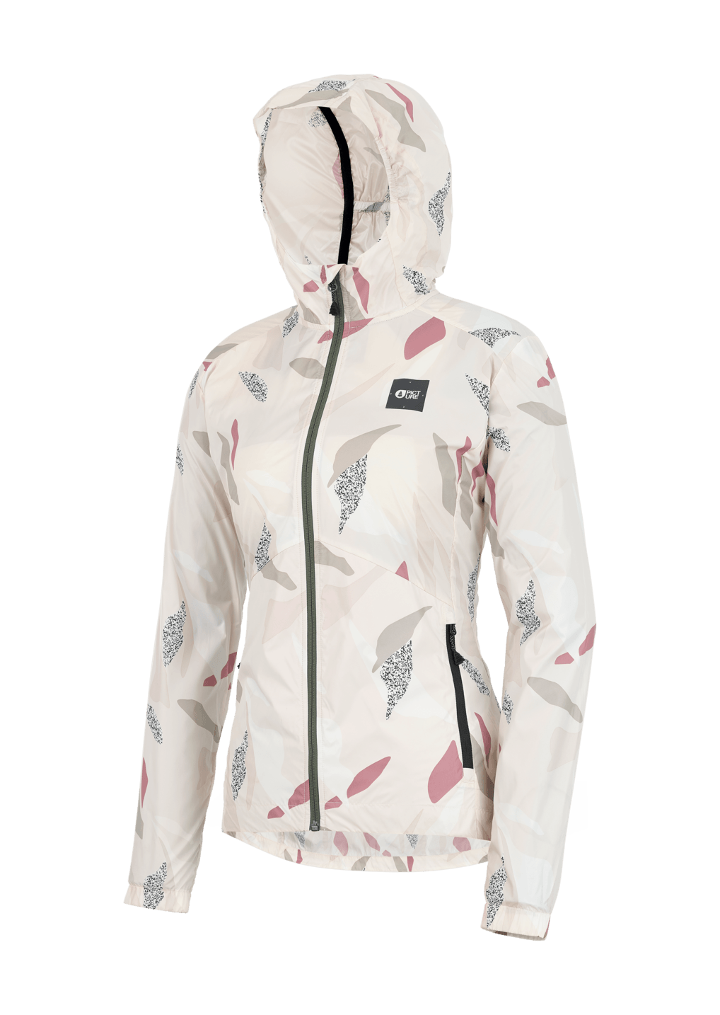 Picture Organic Women's Scale Windbreaker - Recycled Polyester, LT petals / S