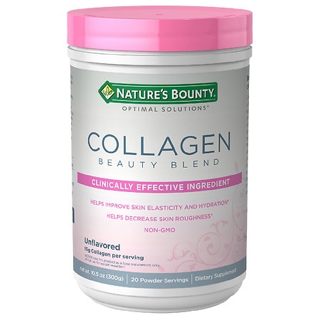 Nature's Bounty Optimal Solutions Collagen Blend Unflavored Powder - 10.5 oz