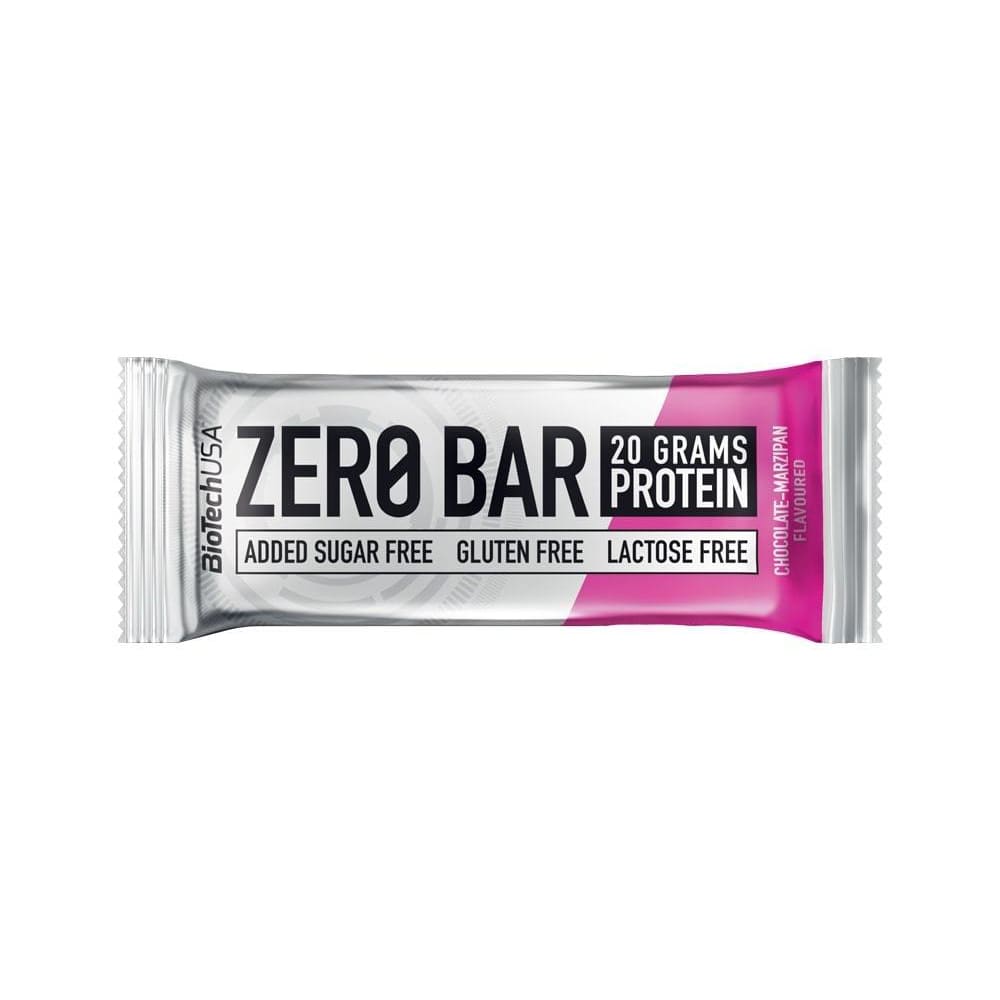 Zero Bar, Chocolate-Marzipan - 20 x 50g