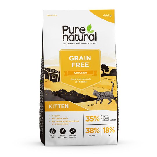 Kop Purenatural Kitten Grain Free Chicken 2 kg online Apovet