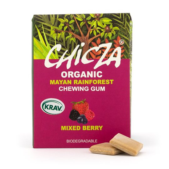 Chicza Ekologiskt Tuggummi Mixed Berry, 30 g