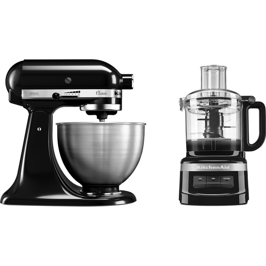 Osta KitchenAid Classicyleiskone (musta) + monitoimikone netistä