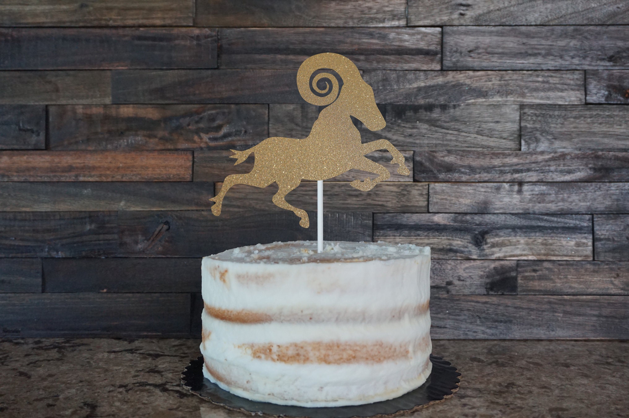 Aries Cake Topper, Birthday Decorations, Zodiac Birthday