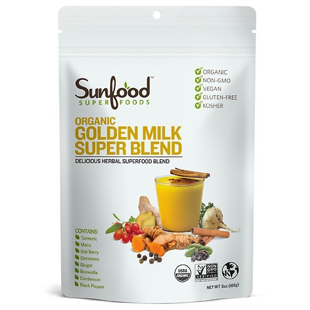 Sunfood Superfoods Golden Milk Super Blend - 6.0 oz