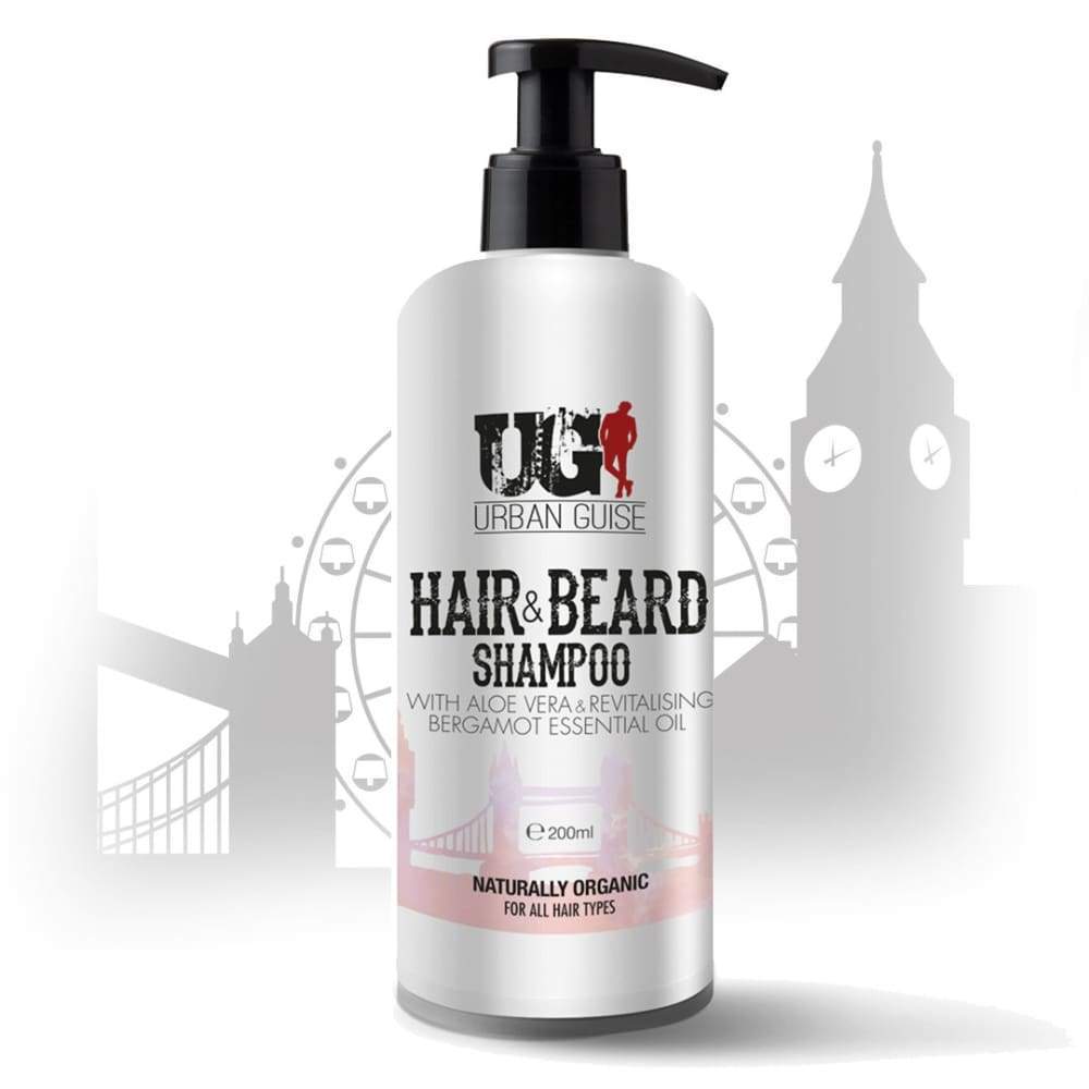 Energising Hair and Beard Shampoo 200ml (Organic)