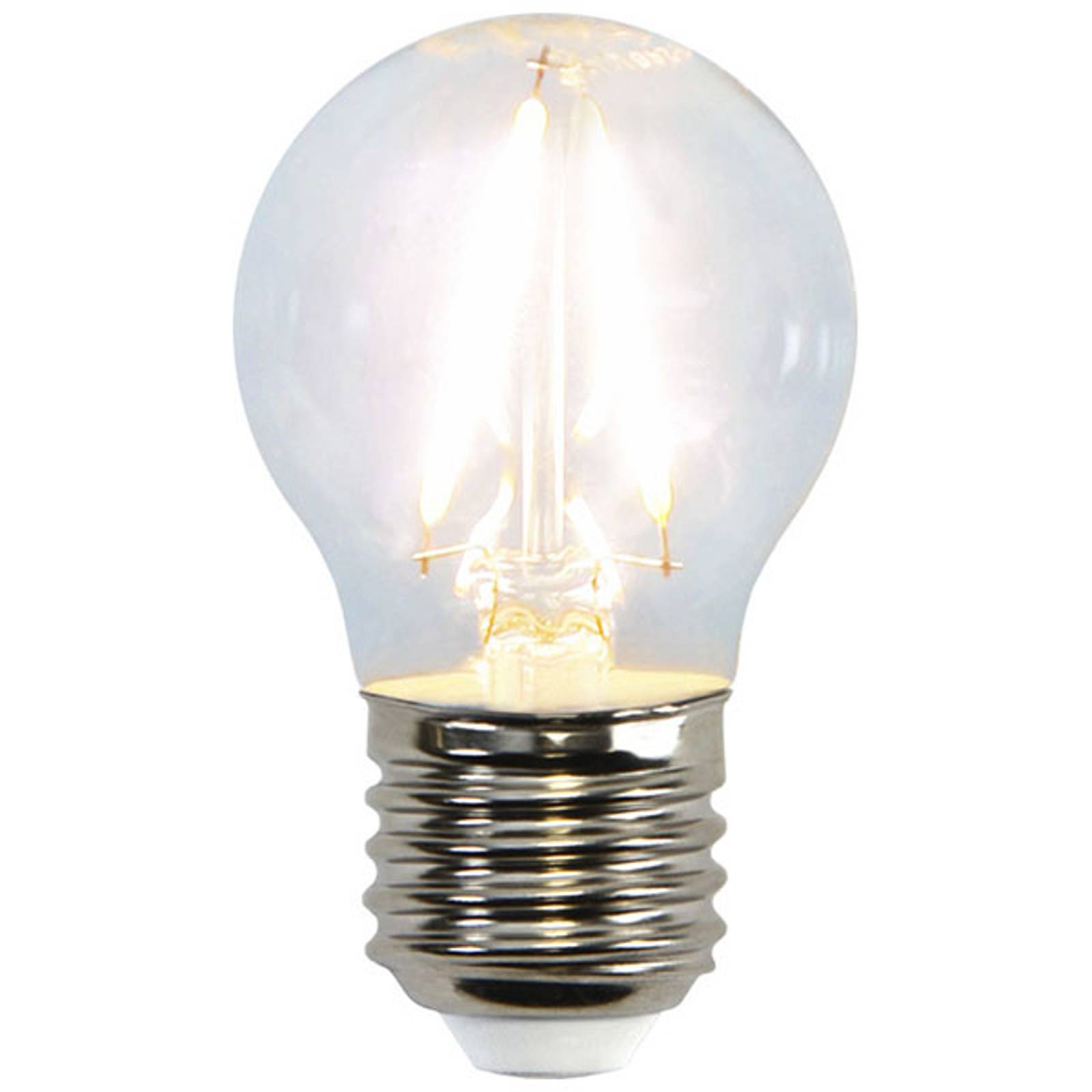 LED-miniglobe-lamppu E27 G45 2W 2 700 K