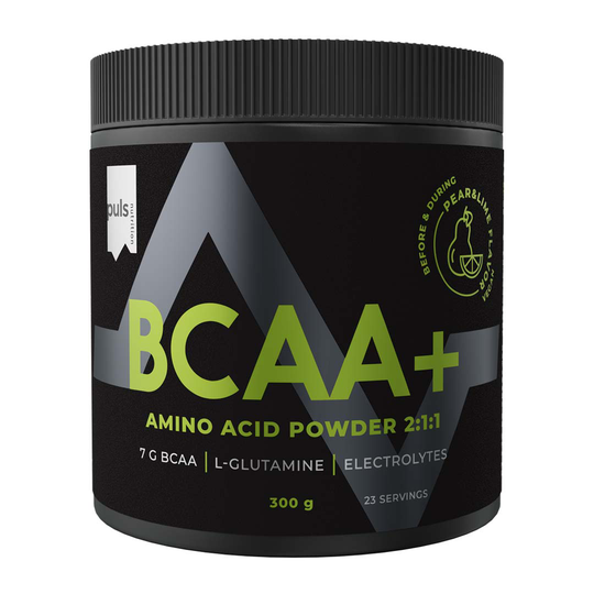 Osta Puls Nutrition Bcaa+ 300 G Pear & Lime netistä 