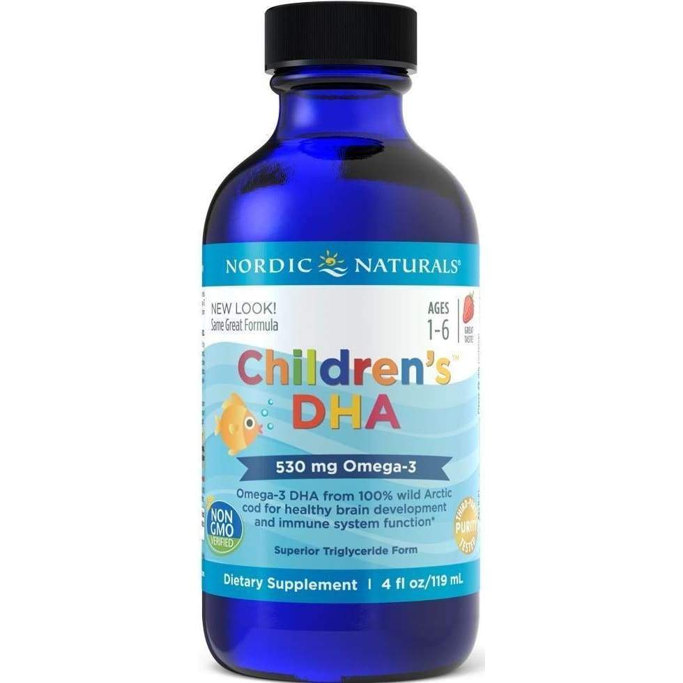 Children's DHA, 530mg Strawberry - 119 ml.