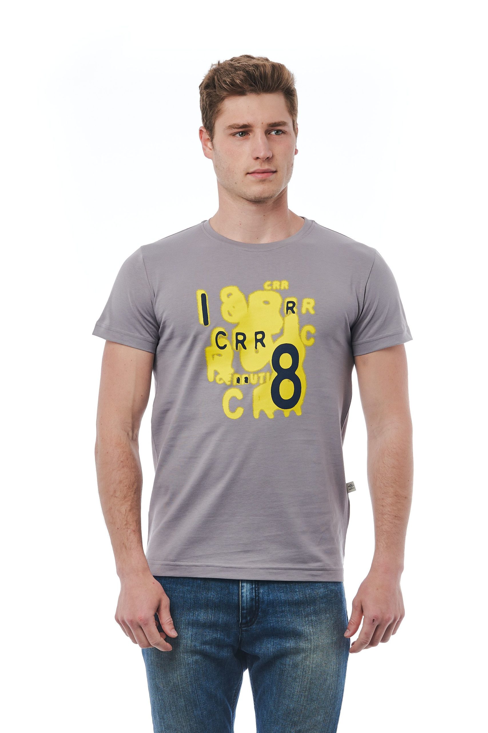 Cerruti 1881 Men's Grigio T-Shirt Grey CE1410011 - 3XL