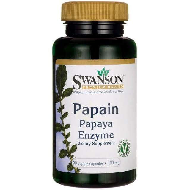 Papain Papaya Enzyme, 100mg - 90 vcaps