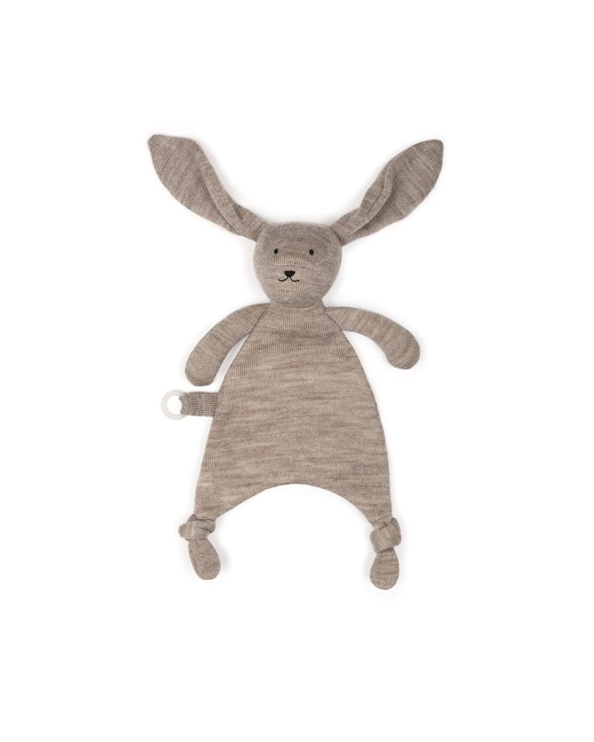 Smallstuff - Fishbone Cudling Cloth Merion Wool - Nature Rabbit