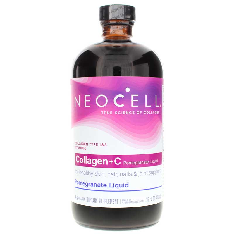 NeoCell Collagen + C Liquid Pomegranate 16 Oz