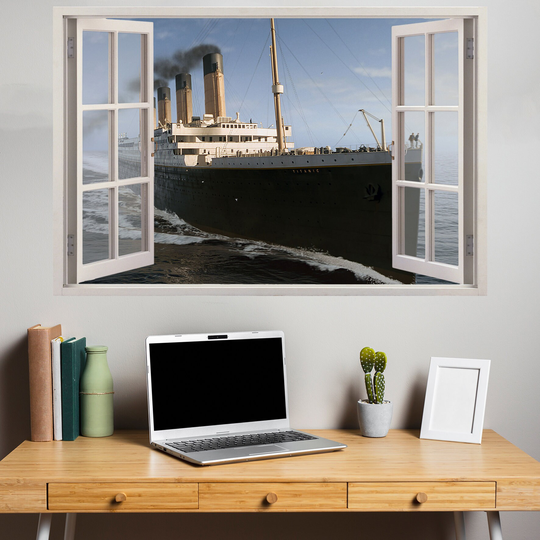 Buy Vintage Ship Sea Liner Transatlantic Ocean Titanic Wall Sticker Mural  Poster Decal Room Office Nursery Decor Id168 online