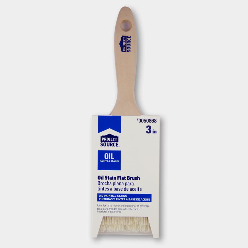 Blue Hawk Natural Bristle- Polyester Blend Round Paint Brush Stainless Steel | LPS-01