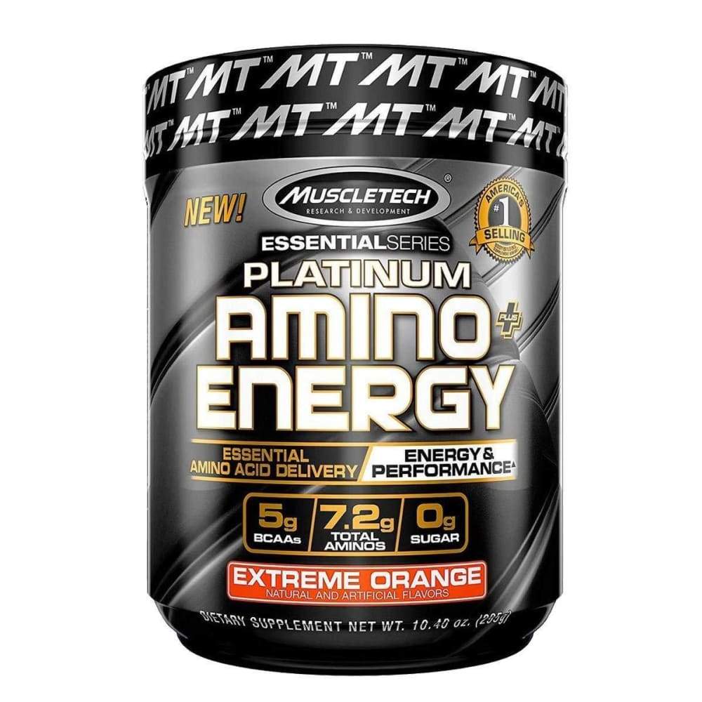 Platinum Amino + Energy, Extreme Orange - 295 grams