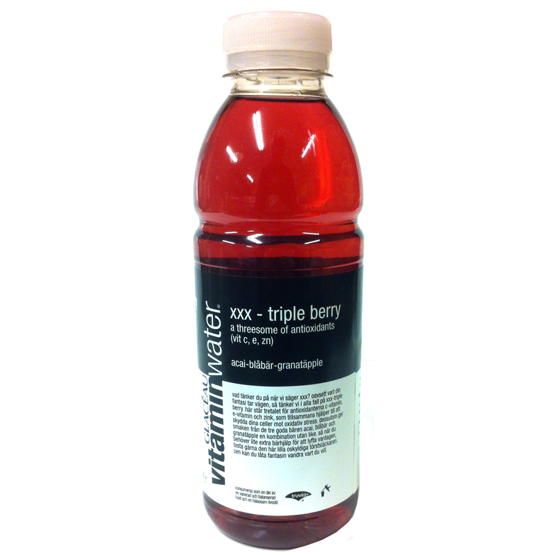 Vitaminwater xxx-triple berry - 68% rabatt
