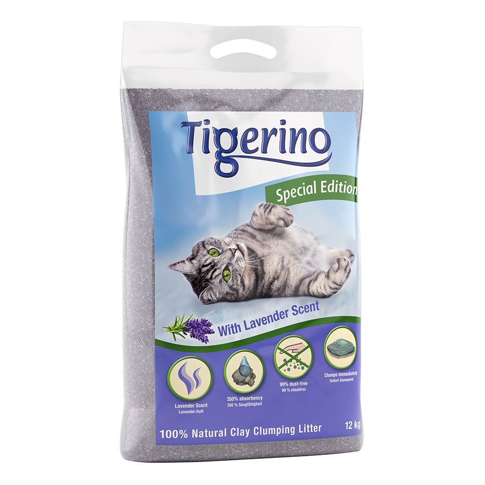 Tigerino Special Edition Cat Litter - Lavender - 12kg