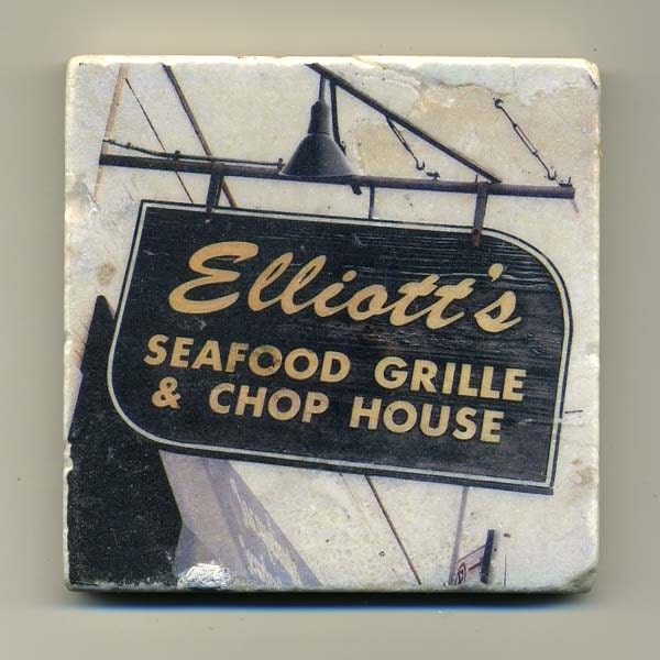 Elliot's Seafood Grille & Chop House in Edison Park - Original Coaster