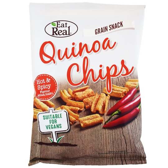 Kvinoasipsit "Hot & Spicy" 30g - 34% alennus