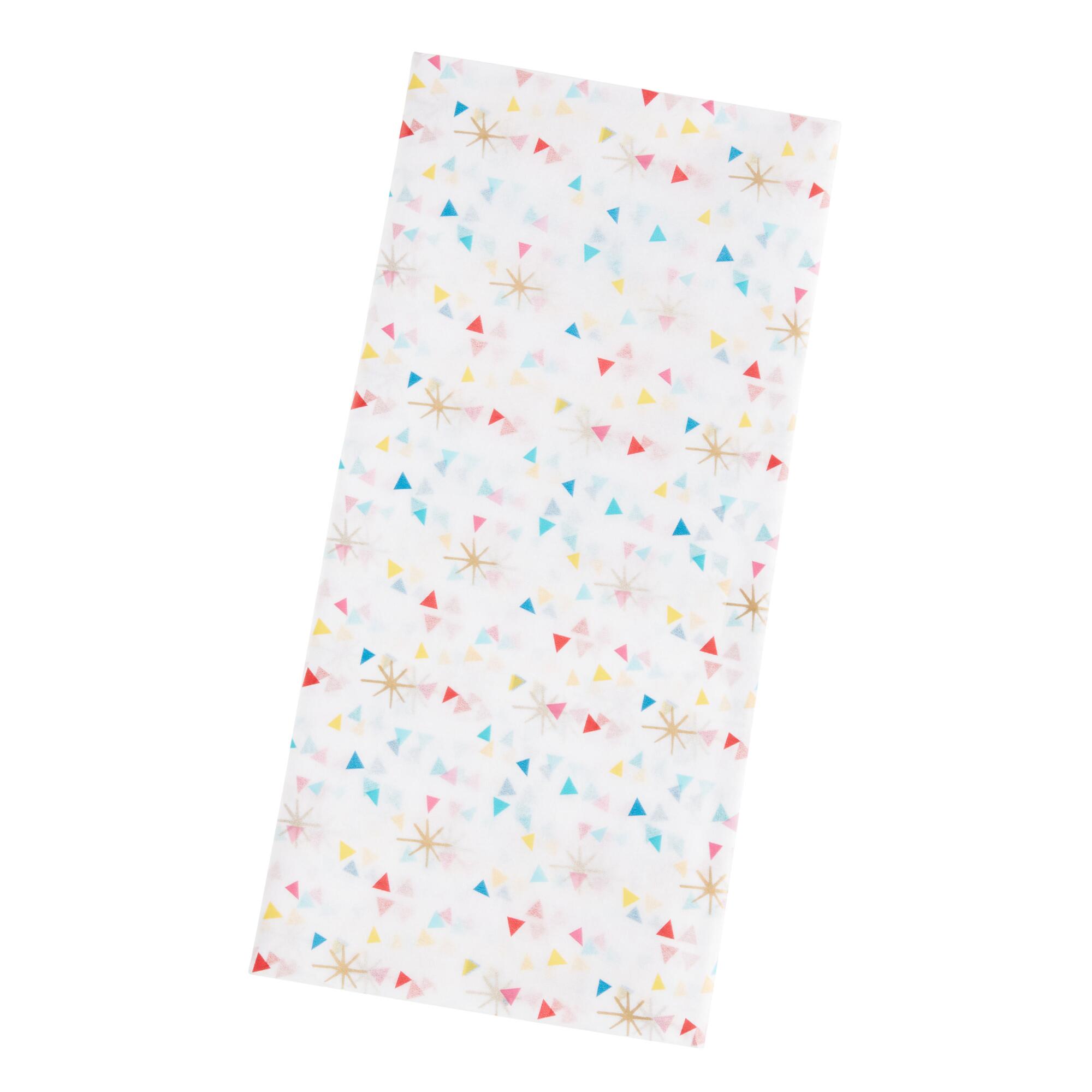 Multicolor Confetti Tissue Paper Set of 2 by World Market