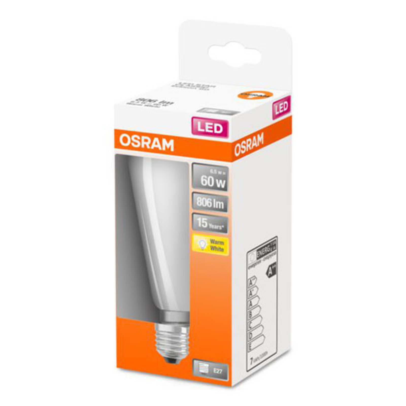 OSRAM Classic ST-LED-lamppu E27 6,5W 2700 K opaali
