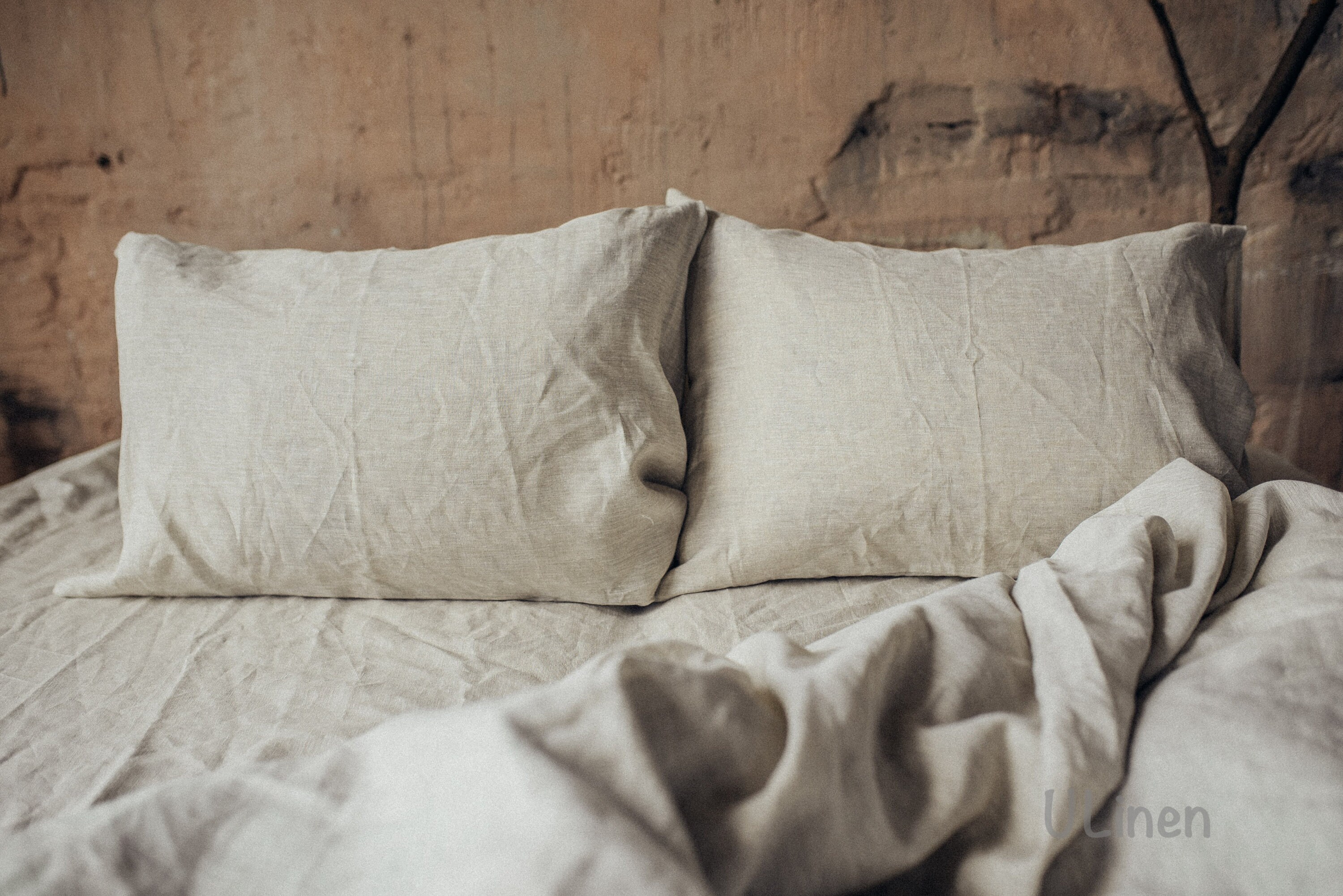 Linen Pillowcase | Silk Grey Color 1 Pillow Case Pillowcover