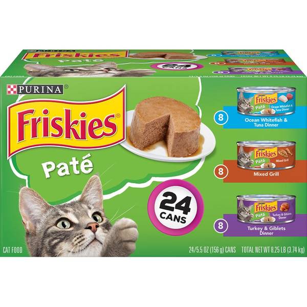 Friskies 24-Pack 5.5 oz Pate Variety Pack Wet Cat Food