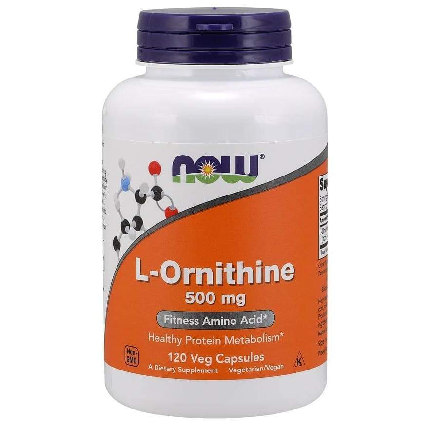 L-Ornithine, 500mg - 120 vcaps