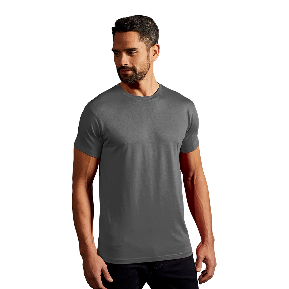 Premium T-Shirt Herren, Stahlgrau, XL