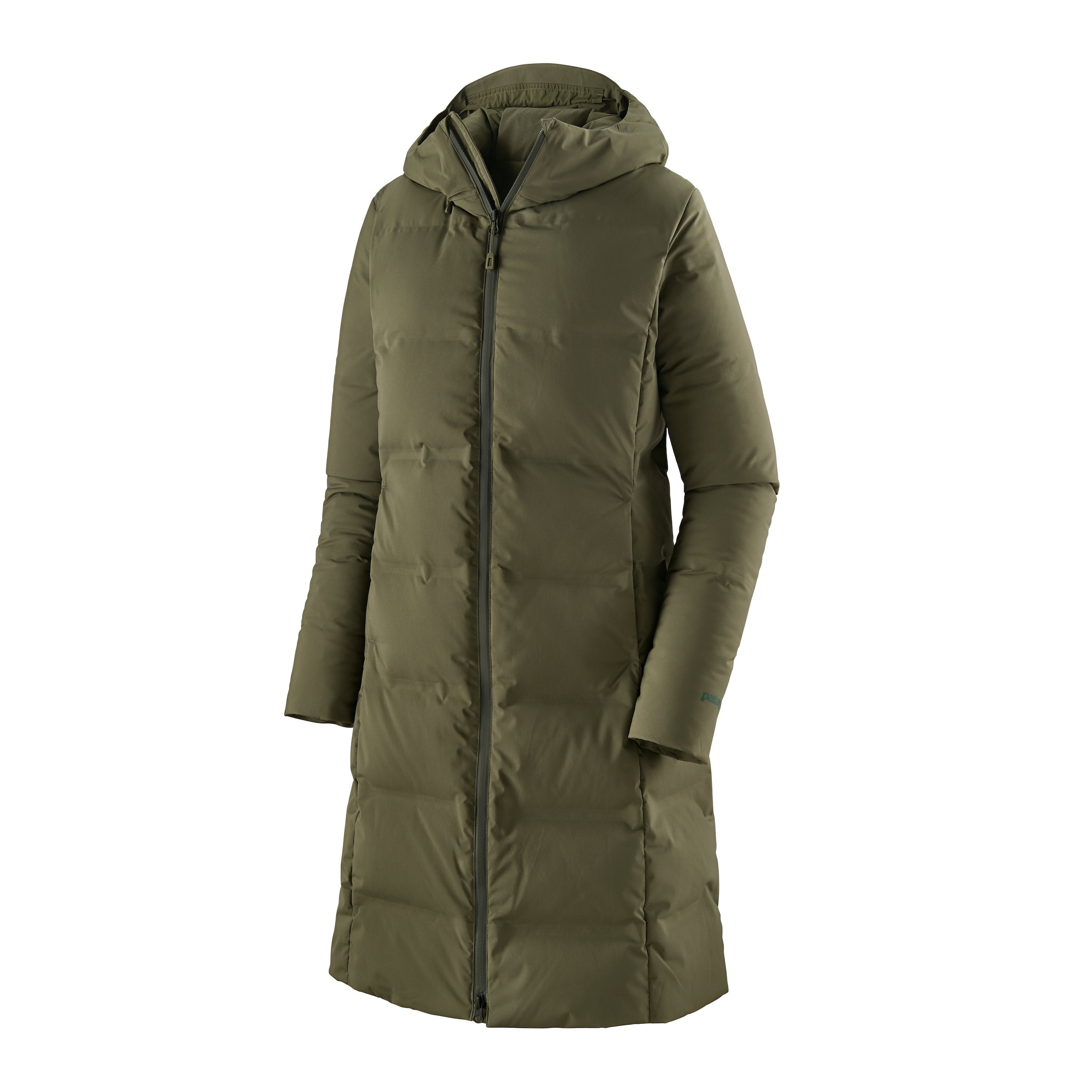 W's Jackson Glacier Parka - Recycled Down / Recycled Polyester, Basin Green / S