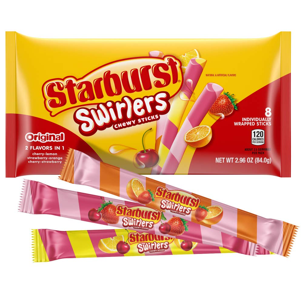 Starburst Swirlers Chewy Sticks 84g