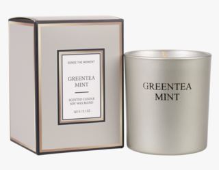 Greentea Mint metallic tuoksukynttilä vihreä