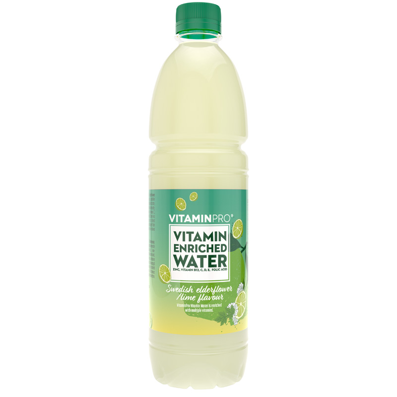 Vitaminvatten Lime & Fläder - 50% rabatt
