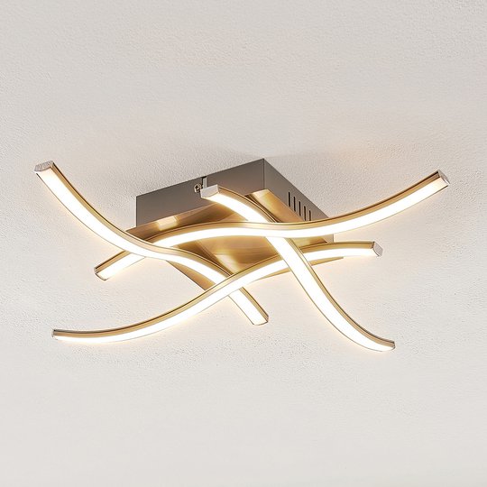 ELC Agostina -LED-kattovalaisin, nikkeliä