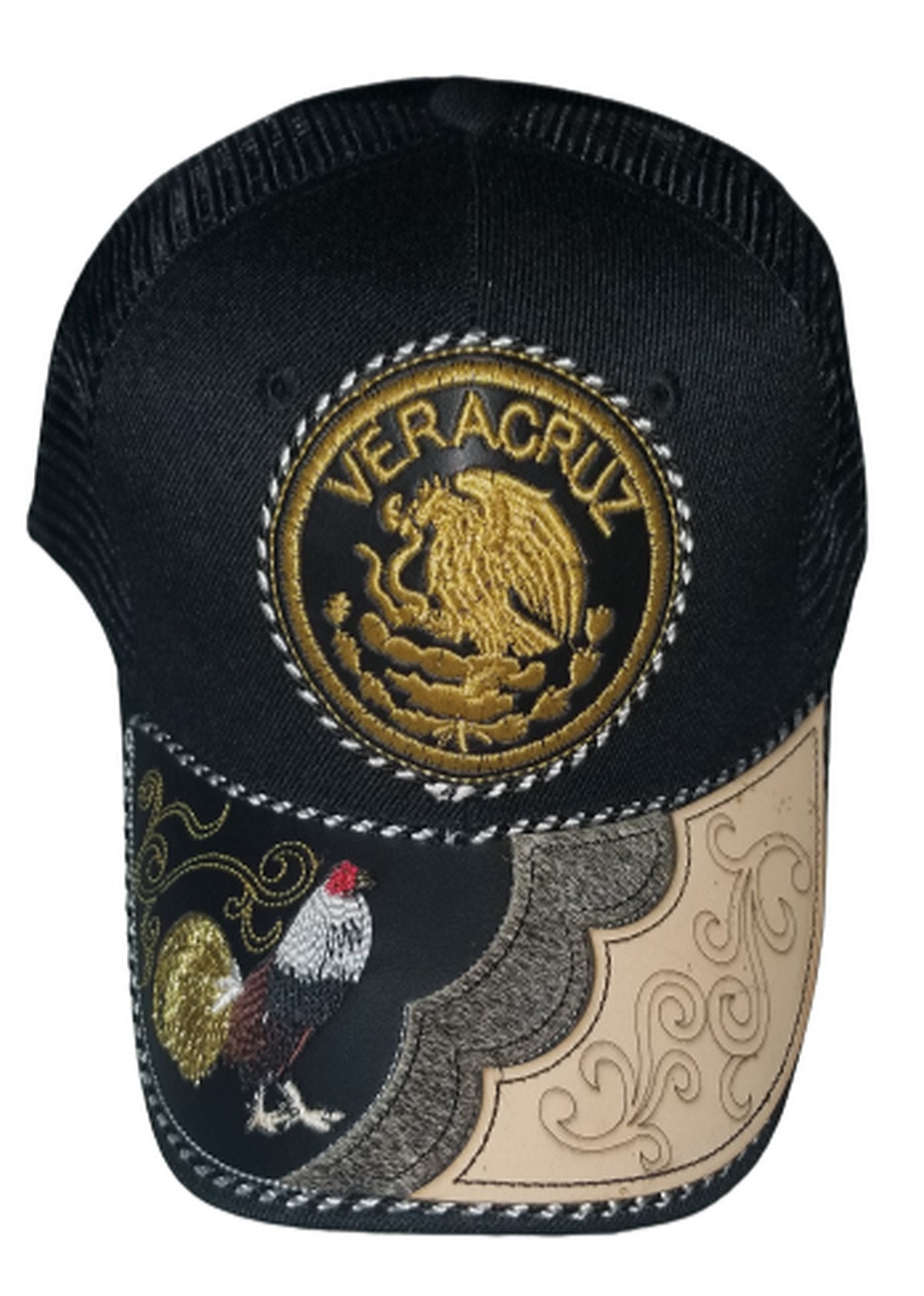 Veracruz Gorra Charra Premium Handmade Hat Cap