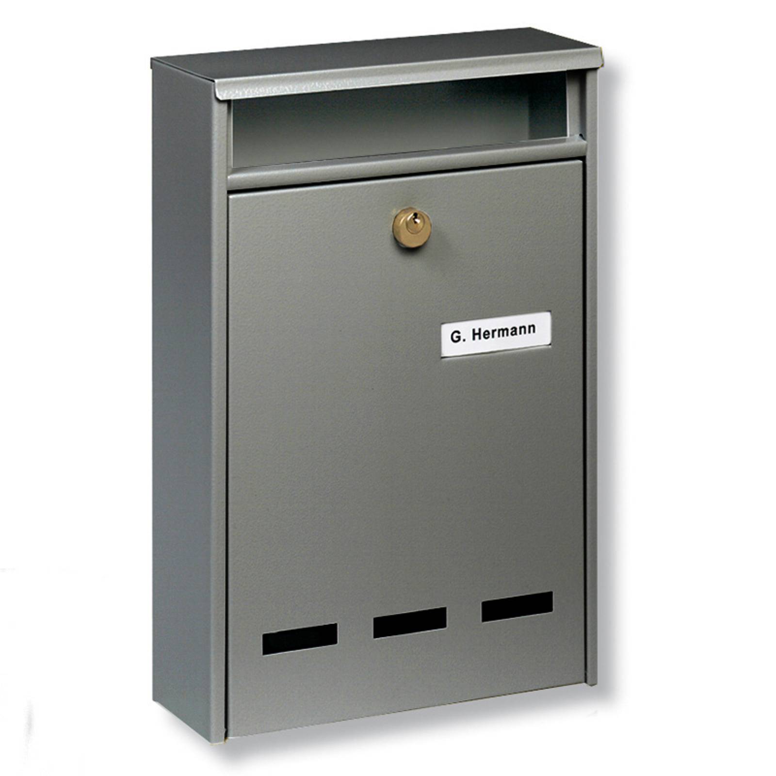 B5-standardin ryhmäpostilaatikko Wismar, harmaa