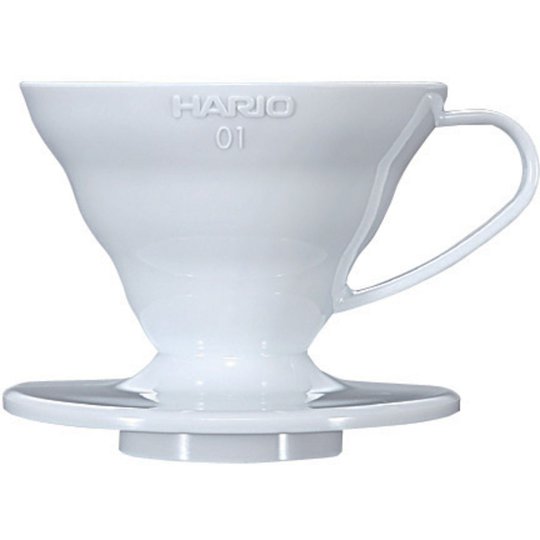 Hario 1 Cup Dripper V60 Vit keramik