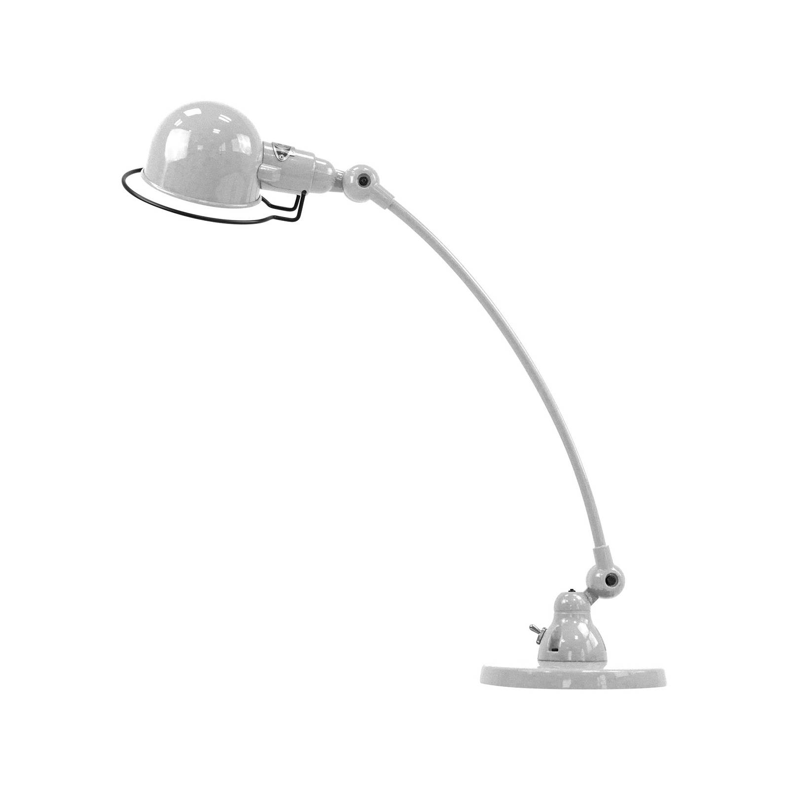 Jieldé Signal SIC400 -pöytälamppu, jalka, harmaa