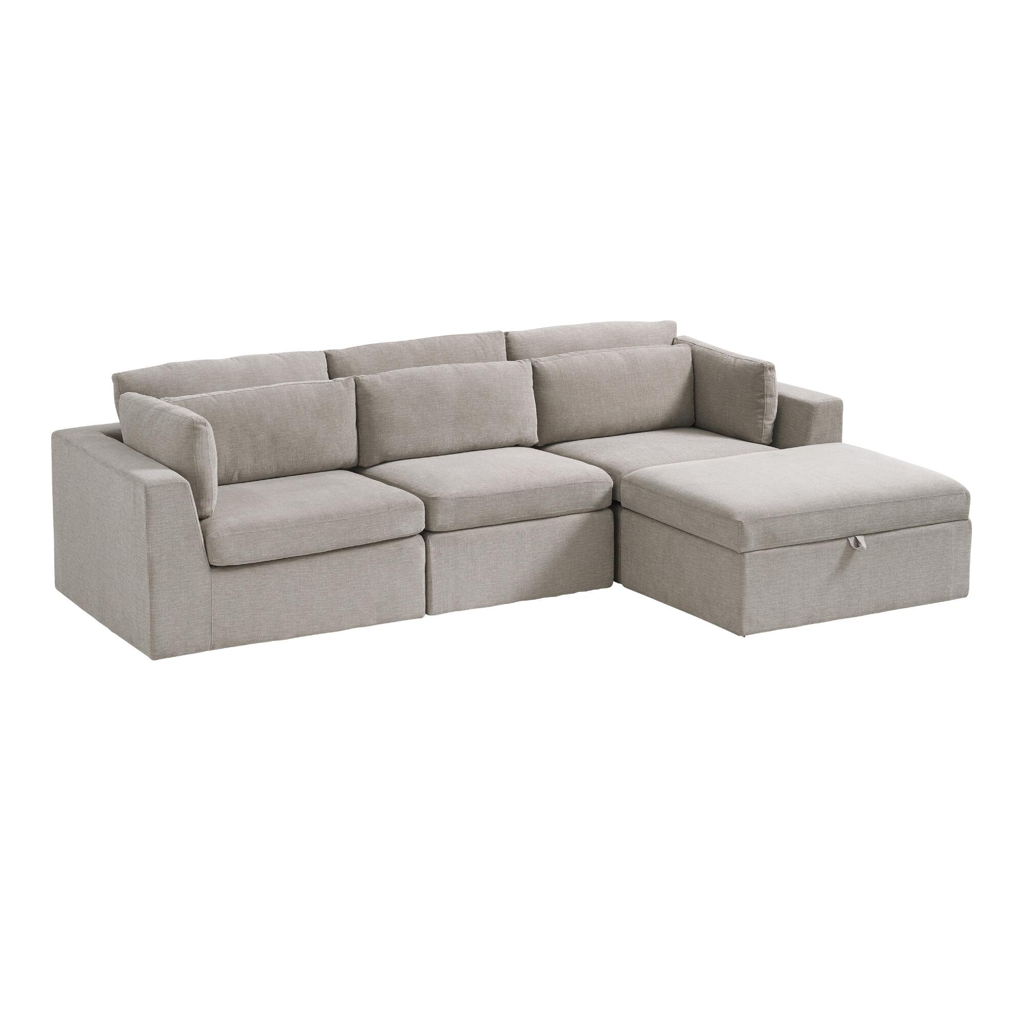 Emmett 4 Piece Modular Sectional Sofa by World Market
