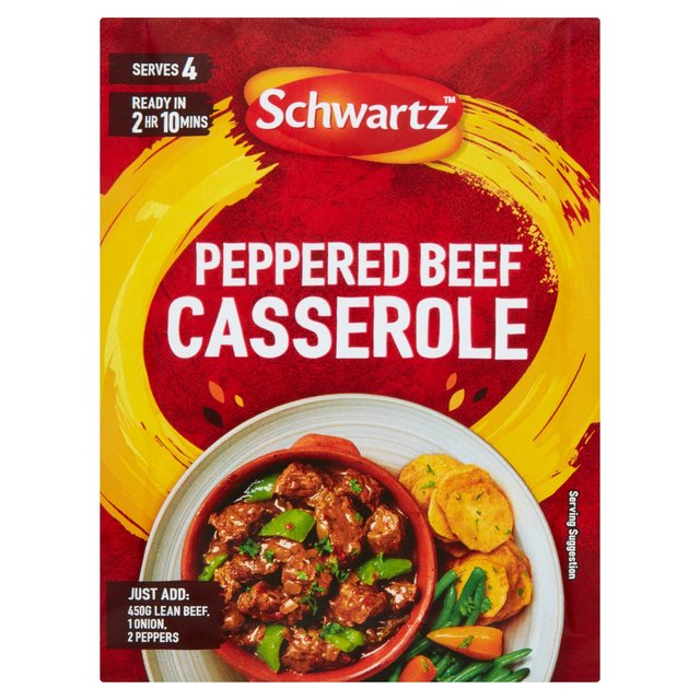Schwartz Peppered Beef Casserole