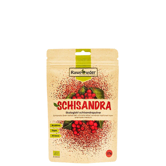 Schisandra, Ekologiskt Schisandrapulver, 125 g