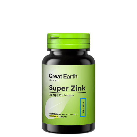 Super Zink 25mg, 100 tabletter