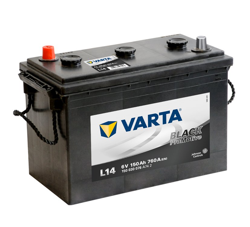 Batteri L14 PRO black VP150 6V