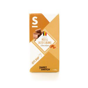 Sweet Switch Mælkechokolade med karamel sukkerreduceret - 100 g