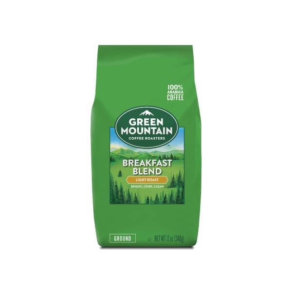 Green Mountain Coffee 12 oz Ground Breakfast Blend