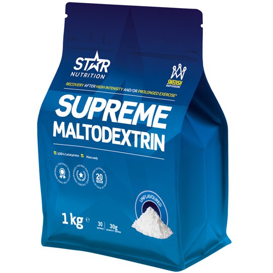Hiilihydraattijauhe Maltodextrin 1kg - 50% alennus