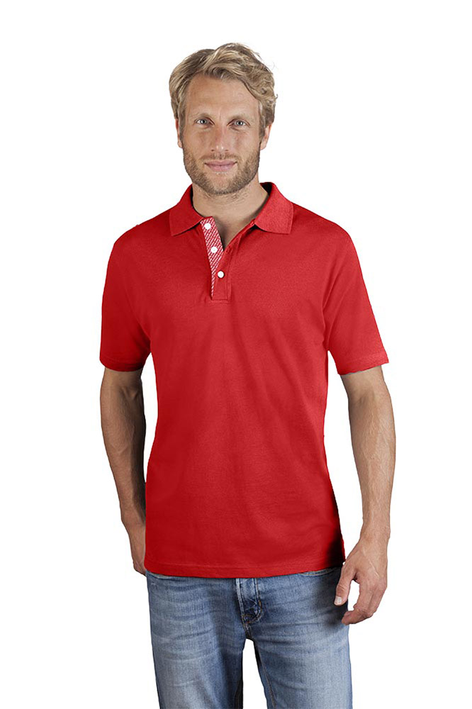 Fanshirt Schweiz Superior Poloshirt Herren, Rot, L