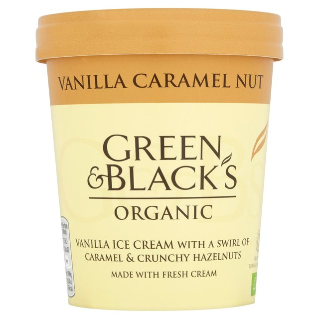 Green & Black's Organic Vanilla Caramel Nut Ice Cream