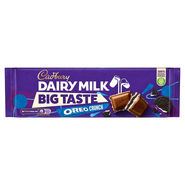 Cadbury Big Taste Oreo Crunch Chocolate Bar